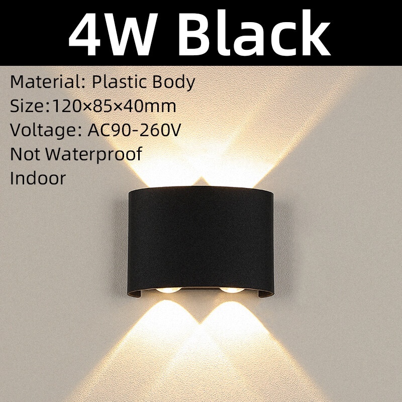Led Wall Lamp Indoor Outdoor 4W/6W/8W Not Waterproof Lighting For Home Modern Wall Decor Sconces A85-265V Wall Lights
