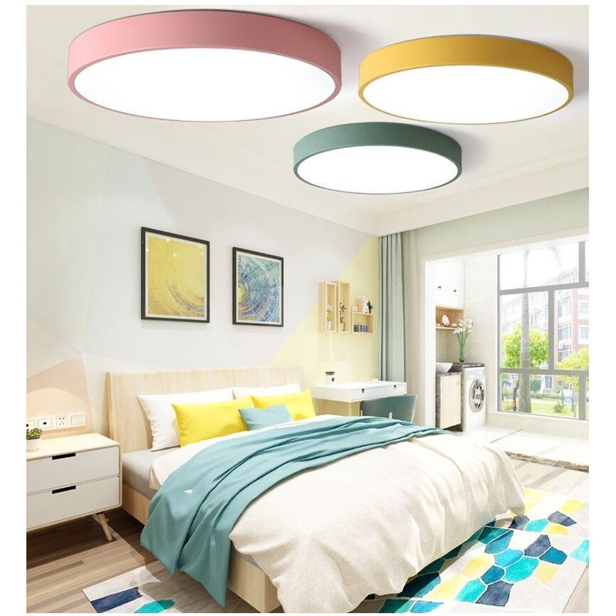 CANMEIJIA Ceiling Light, Macaron, 220V, living