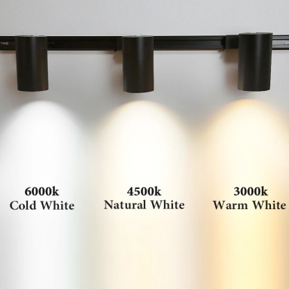 （🔥arrived in 3 days🔥）Whole Set LED Track Light Fixture Rail COB Spotlight | 3 COB + 1 M Rail |  Spot Light Track Lamp