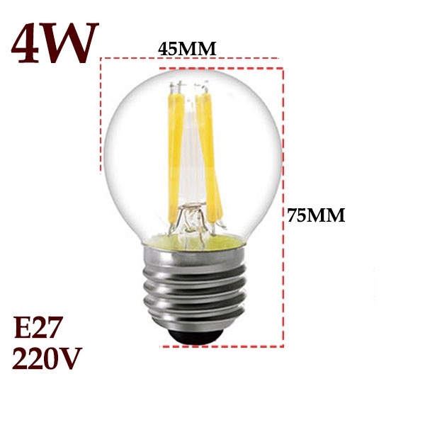 Canmeijia E27 LED Light Bulb, Retro, vintage,mentol, Energy saving