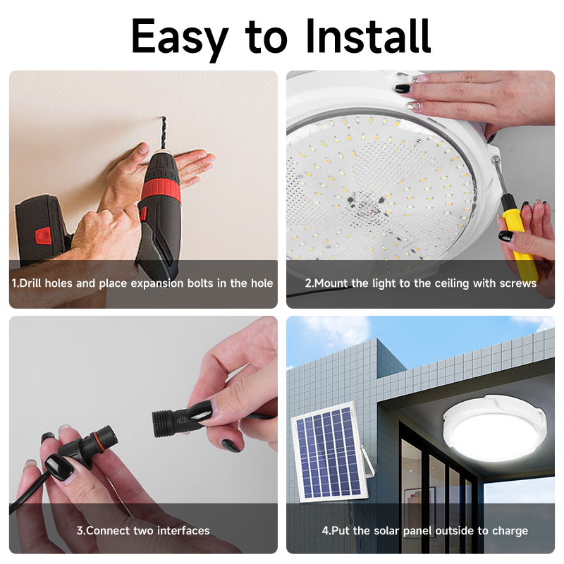 CANMEIJIA Ceiling light, Solar 200W