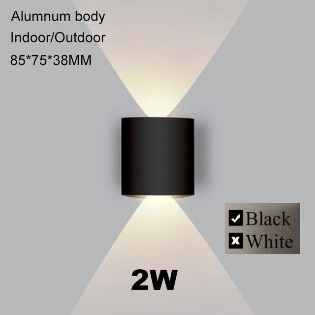 Led Wall Lamp Indoor Outdoor 4W/6W/8W Not Waterproof Lighting For Home Modern Wall Decor Sconces A85-265V Wall Lights