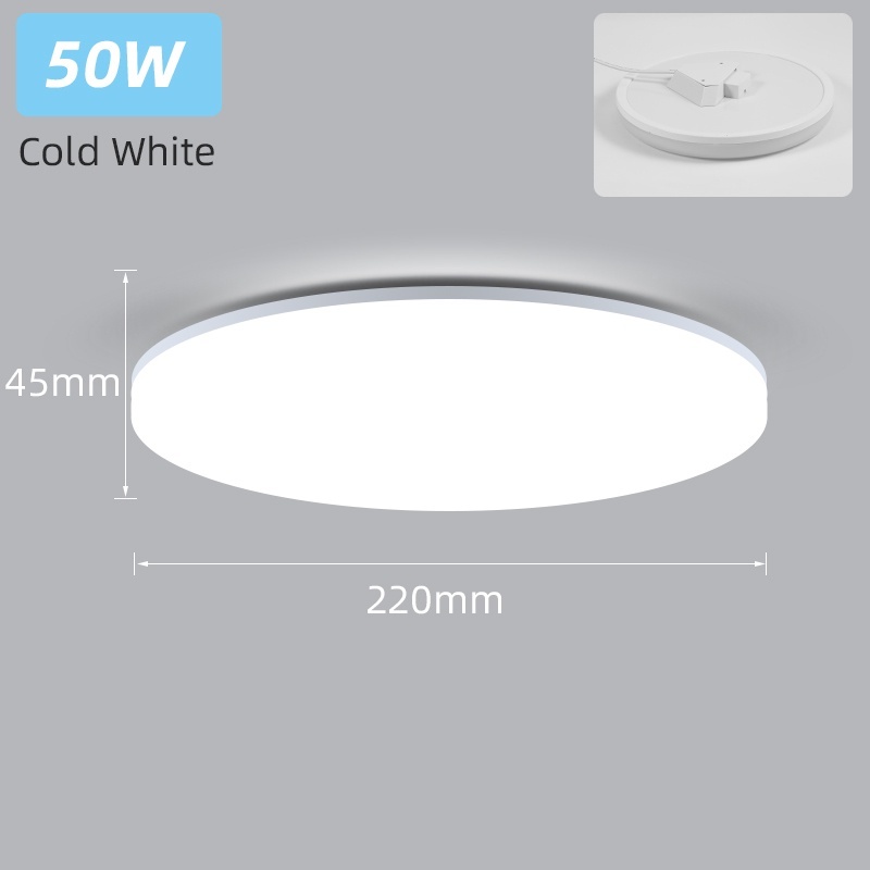 Canmeijia Super Bright Led Ceiling Light 15W 20W 30W 50W Surface Mount Ceiling Lamp 220V Lampu Siling Ruang Tamu Modern Home Lamp