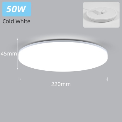 Canmeijia Super Bright Led Ceiling Light 15W 20W 30W 50W Surface Mount Ceiling Lamp 220V Lampu Siling Ruang Tamu Modern Home Lamp