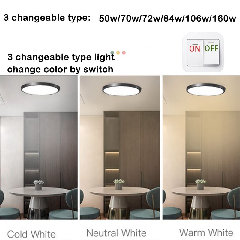 CANMEIJIA Ceiling Light, Macaron, 220V, living