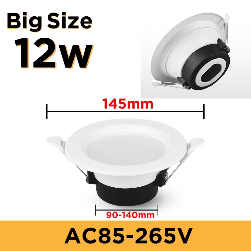 Led eyeball 110/220V Ceiling Round Recessed Down Light Lamp Indoor lighting Spot led 5W/7W/12W/18W Spotlight For Home