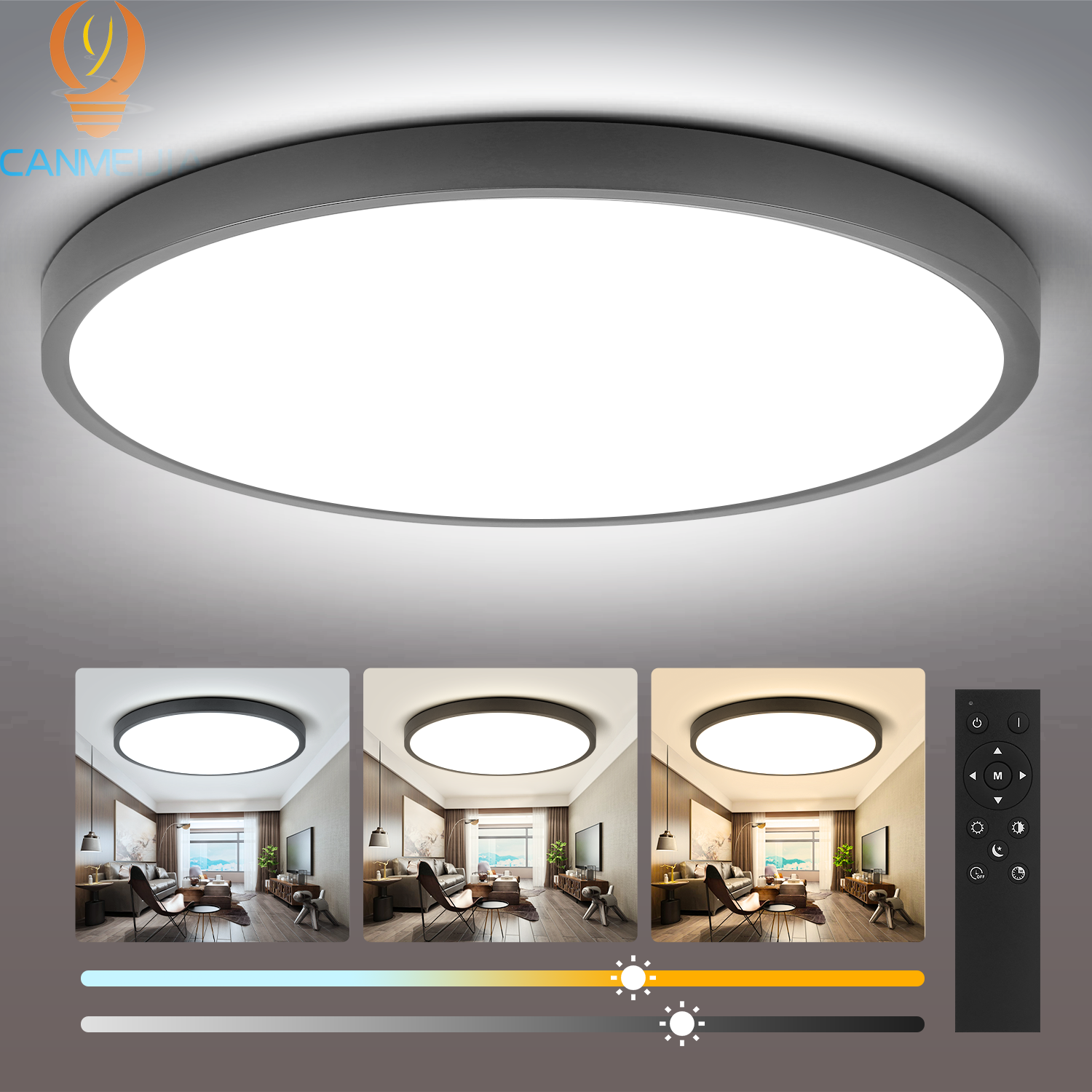 Canmeijia Remote Ceiling Light