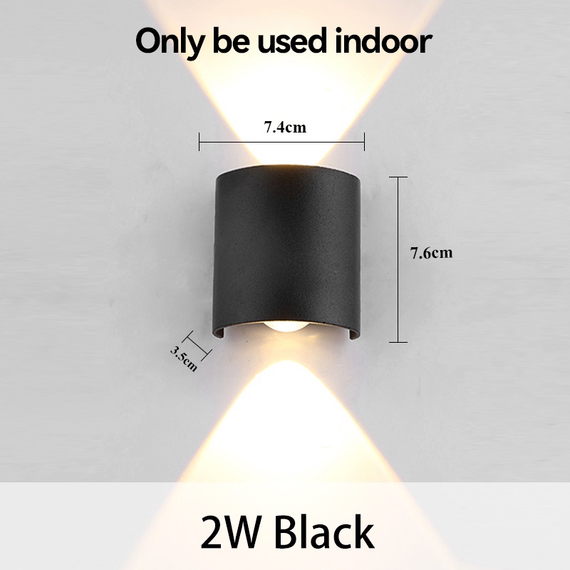 Led Wall Lamp Indoor Outdoor 4W/6W/8W Not Waterproof Lighting For Home Modern Wall Decor Sconces A85-265V Wall Lights