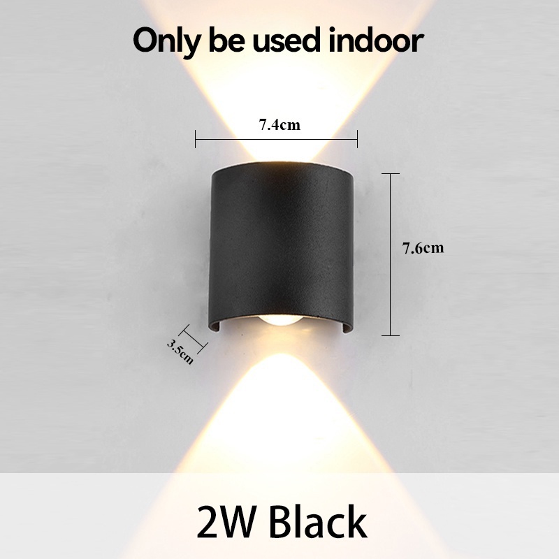 Led Wall Lamp Indoor Outdoor 4W/6W/8W Not Waterproof Lighting For Home Modern Wall Decor Sconces A85-265V Wall Lights
