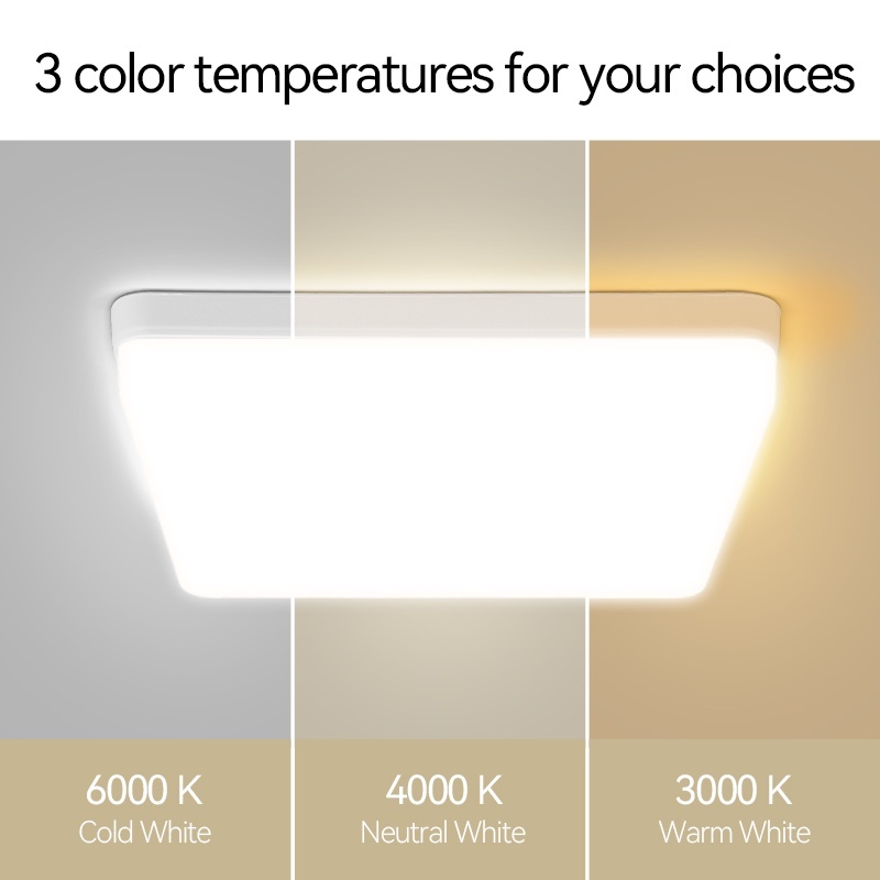 Modern Led Ceiling lamp 20W 30W 50W Square Panel Light 220V Ceiling Lights for Bedroom Kitchen Living Room Indoor Home