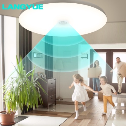 CANMEIJIA Ceiling Light, Motion Sensor, Smart PIR