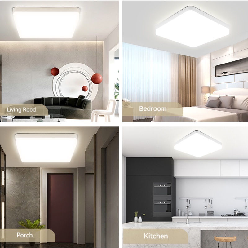 Modern Led Ceiling lamp 20W 30W 50W Square Panel Light 220V Ceiling Lights for Bedroom Kitchen Living Room Indoor Home