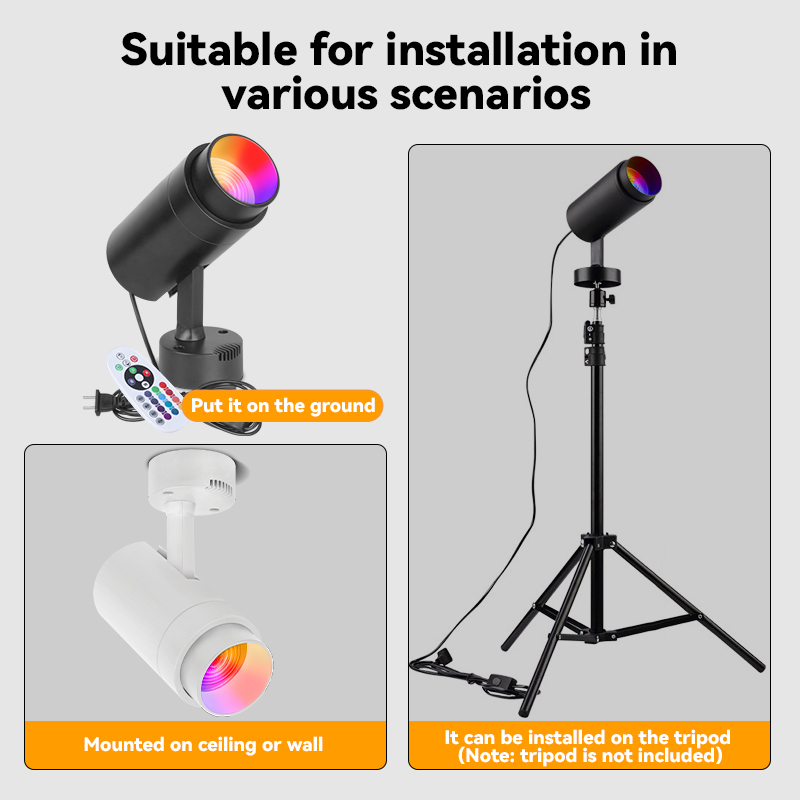 Canmeijia RGB Stage Spotlight