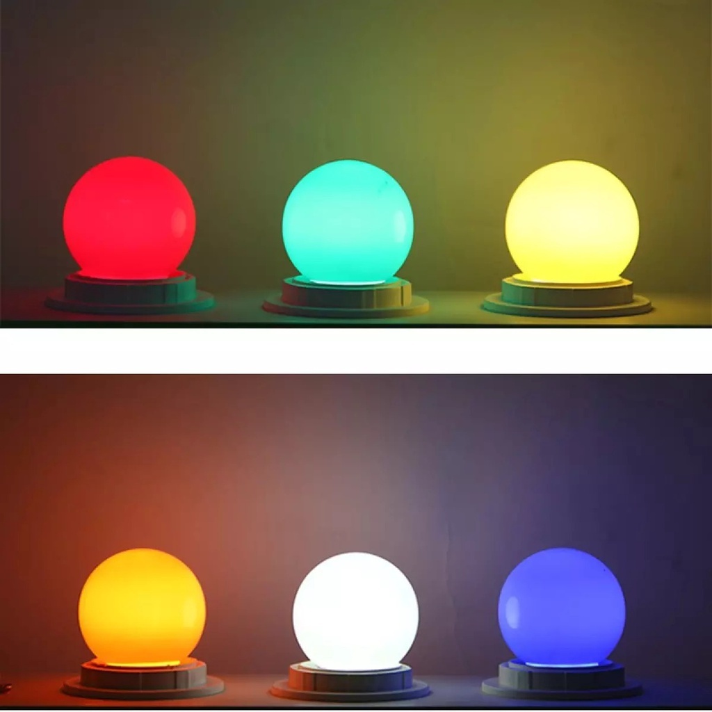 Canmeijia 6 Color Light Bulbs, Lively, Dynamic