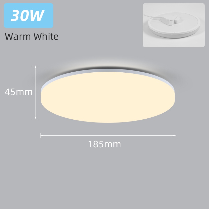 Canmeijia Super Bright Led Ceiling Light 15W 20W 30W 50W Surface Mount Ceiling Lamp 220V Lampu Siling Ruang Tamu Modern Home Lamp