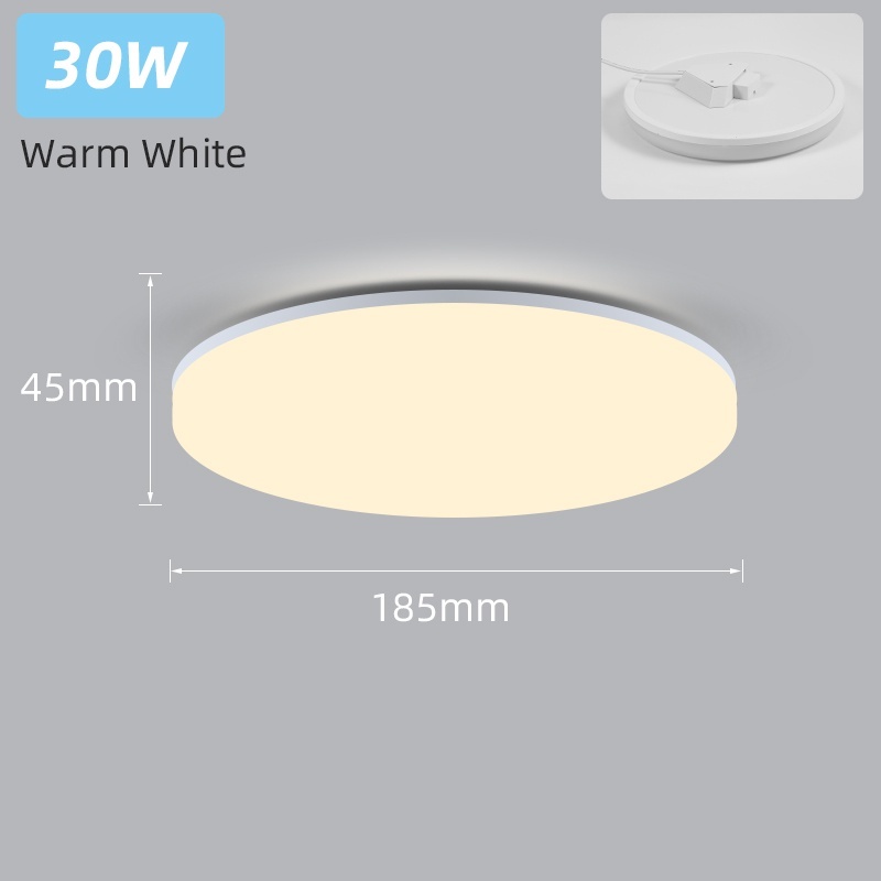 Canmeijia Super Bright Led Ceiling Light 15W 20W 30W 50W Surface Mount Ceiling Lamp 220V Lampu Siling Ruang Tamu Modern Home Lamp