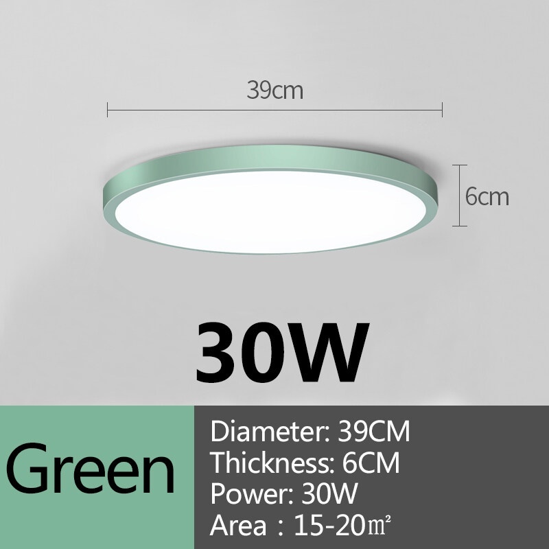 Canmeijia Macaron Ceiling Light, Colorful,