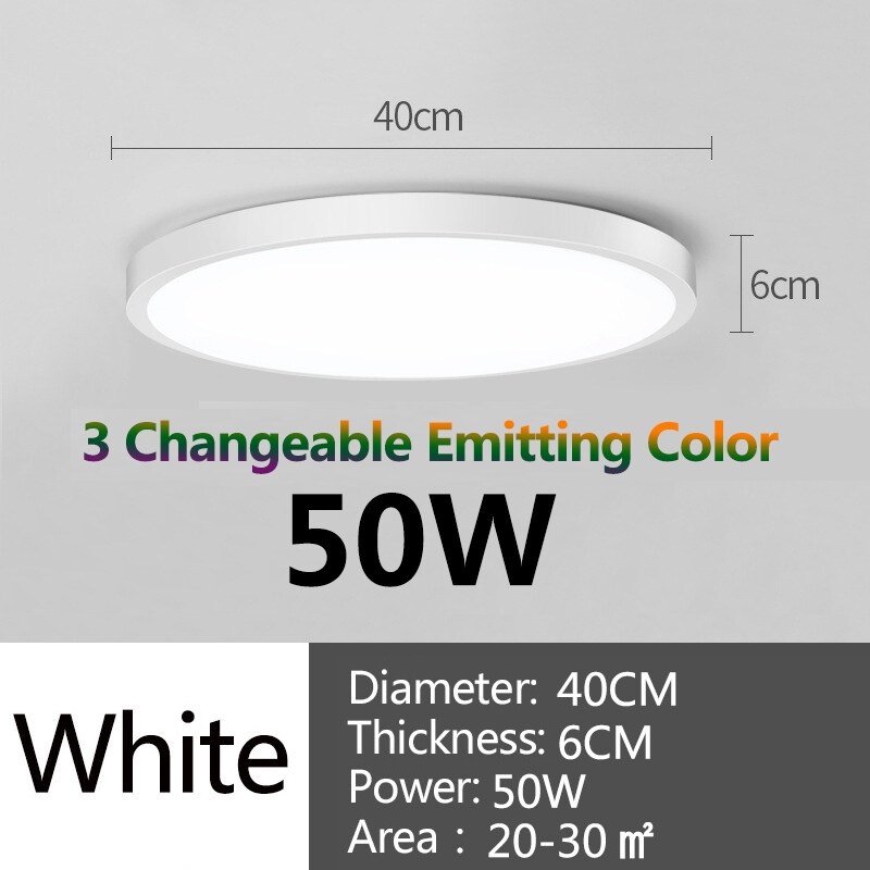 Canmeijia Led Ceiling Lights Hight brightness Emitting color 220V 15W/20W/30W/50W Ceiling