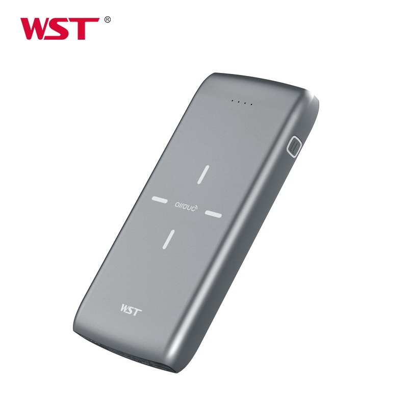 Hot sale trending New products dual input dual output premium wireless power bank 10000mah Wireless Charger WST ADP01