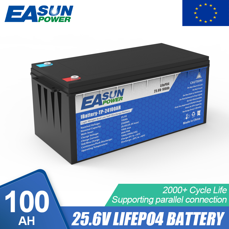 Sell in advance EASUN 25.6V 100AH Lithium Energy Storage Battery Iron Battery for Solar Power System from EU-EASUN POWER Official Store