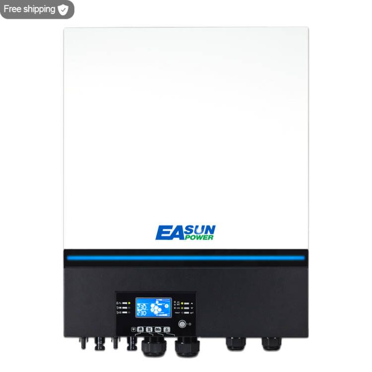 Easun Power 8000W Solar inverter 500V PV 48V 230VAC PV array 2 x 80A MPPT solar charge controller Built -in WiFi BMS Support