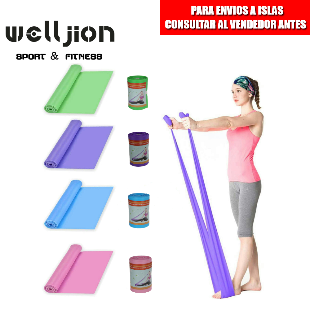 SET 4 units of resistance elastic band for muntifuntion training