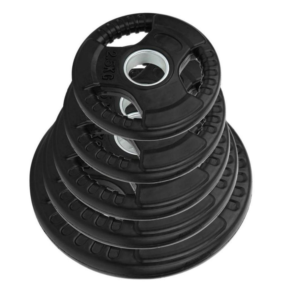 C.P. Sports - Par de discos olímpicos de hierro fundido de 50 mm con  agujeros para agarrar (1,25 kg) : : Deportes y aire libre
