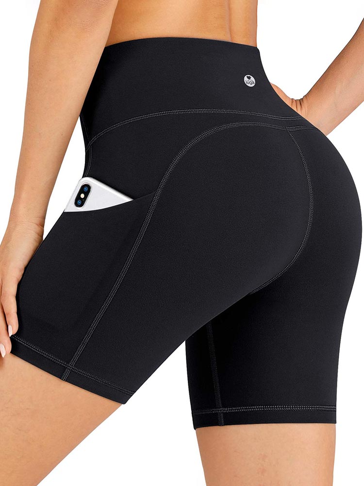 IUGA 5" Biker Shorts for Women with Pockets