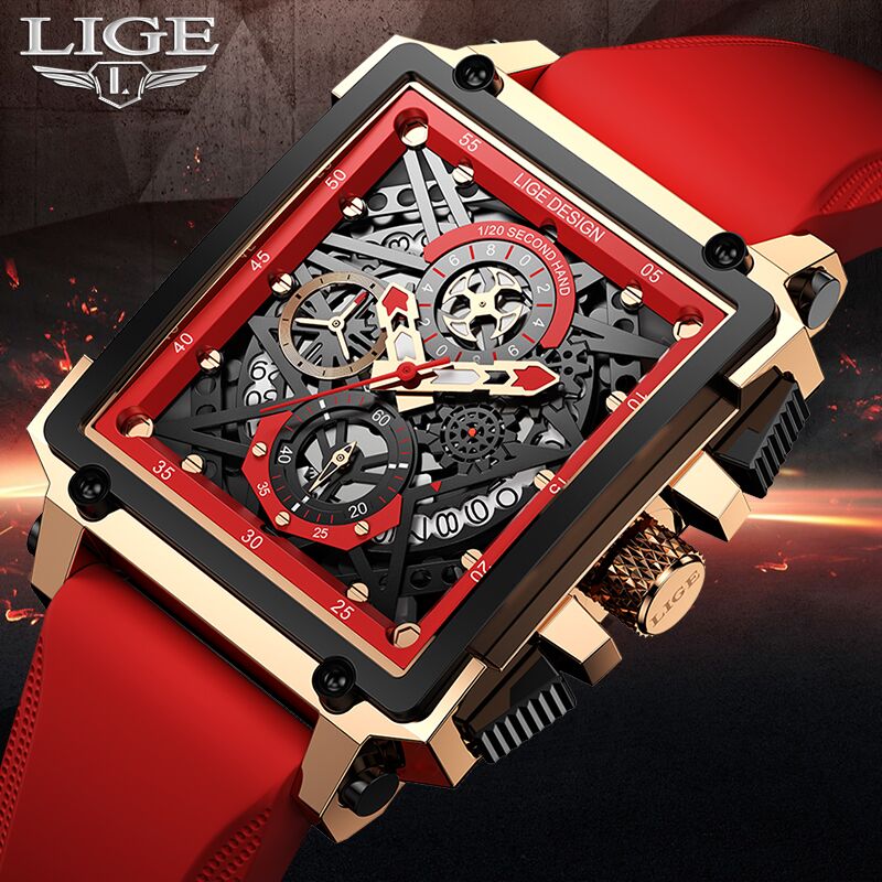 LIGE New Creative Fashion Automatic Date Watches - LIGE Smart Watch
