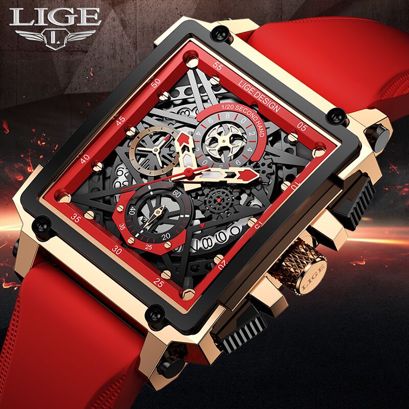 LIGE New Creative Fashion Automatic Date Watches LIGE Smart Watch