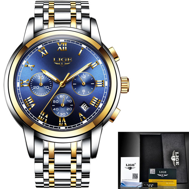 LIGE Chronograph 9810