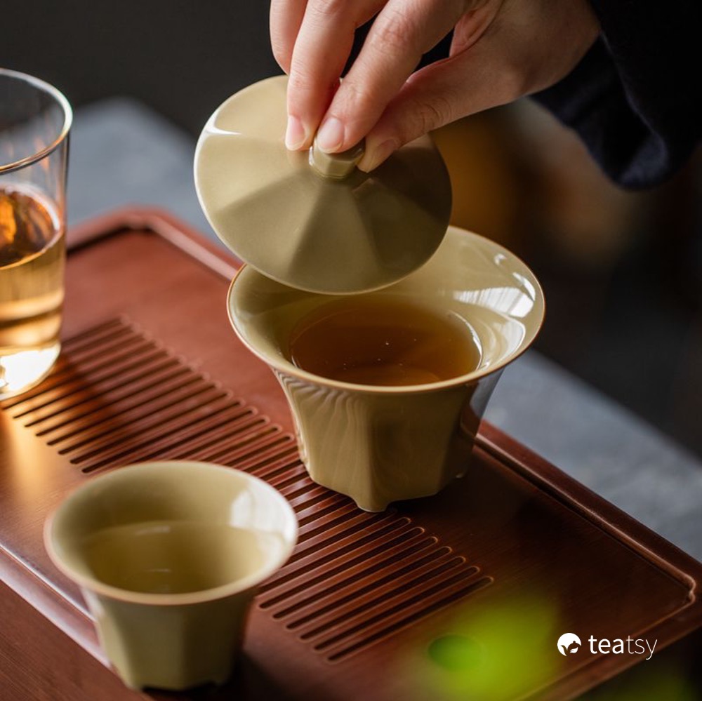 "Untitled” Antique Style Ding Kiln Tea Set - Classic-TeaTsy Official Website