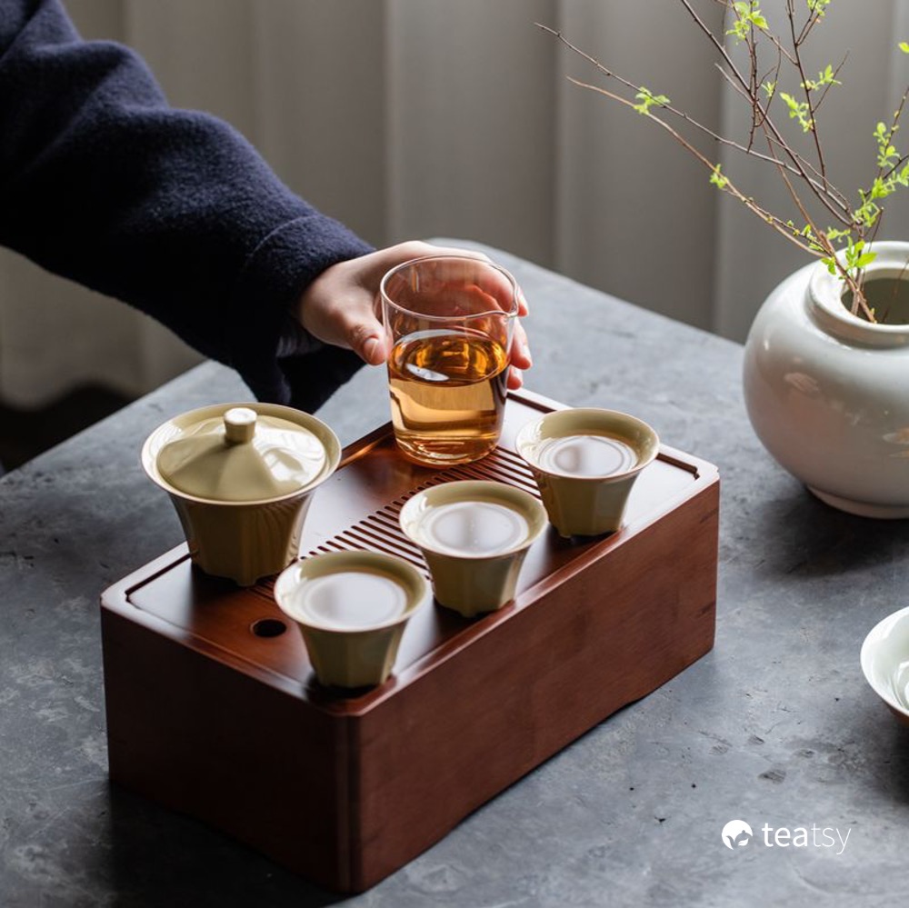 [Winter SALE]"Untitled” Antique Style Ding Kiln Tea Set - Classic-TeaTsy Official Website
