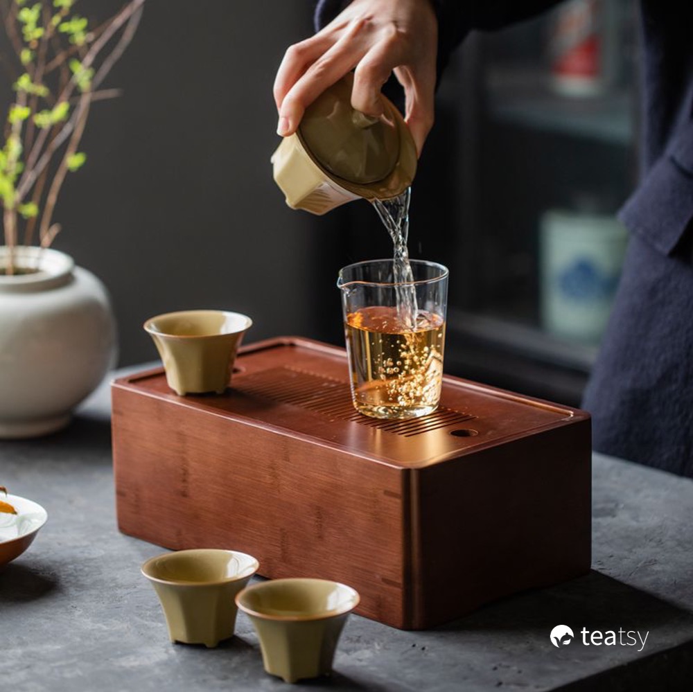 "Untitled” Antique Style Ding Kiln Tea Set - Classic-TeaTsy Official Website