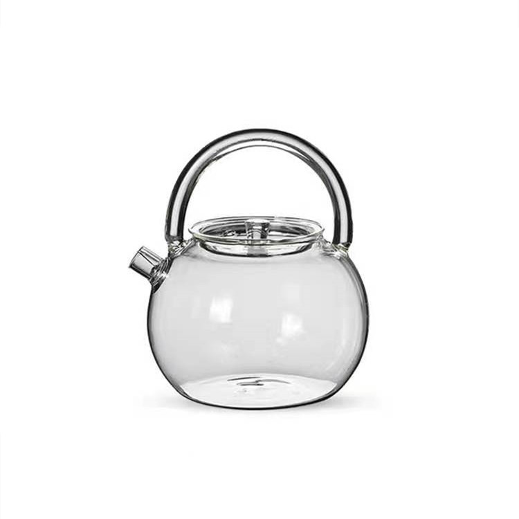 "Serendipity" - High-borosilicate Glass Teapot with Overhead Handle-TeaTsy - For A Good Cup of Tea