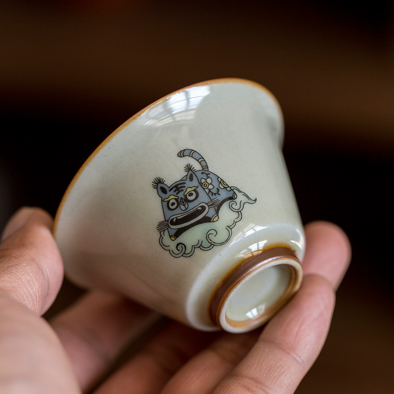 “Flying Tiger” Antique Style Tea Cup - Classic (50ml)-TeaTsy Official Website