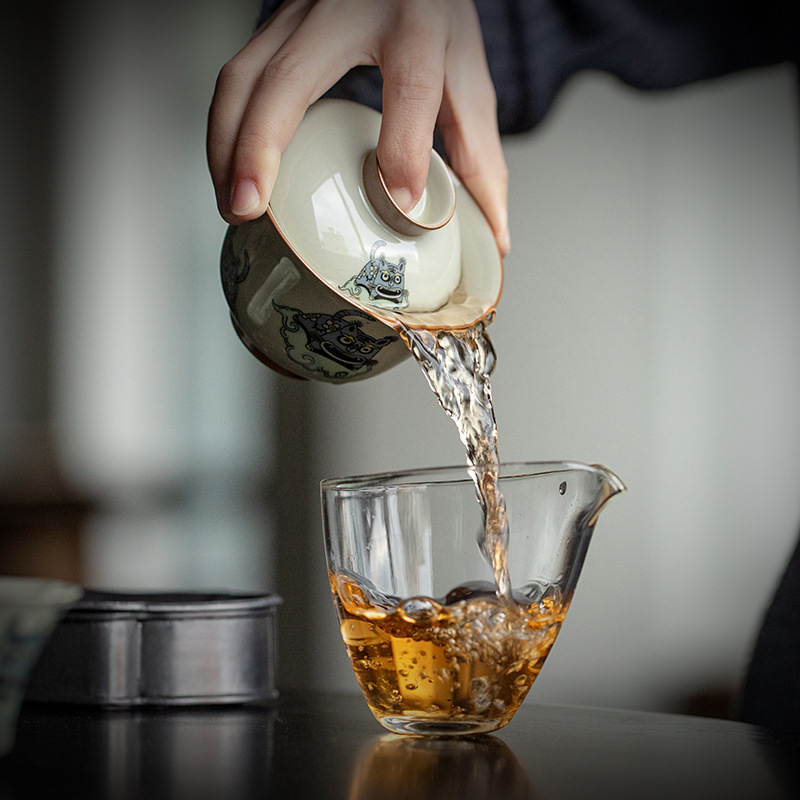 [SALE]“Flying Tiger” Antique Style Gaiwan (150ml)-TeaTsy Official Website