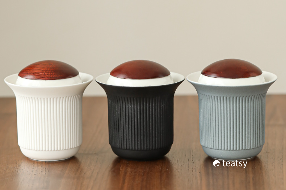 [SALE]“Red-crowned Crane” - Japanese Style Hand-made Ceramic Travel Tea Set-TeaTsy Official Website
