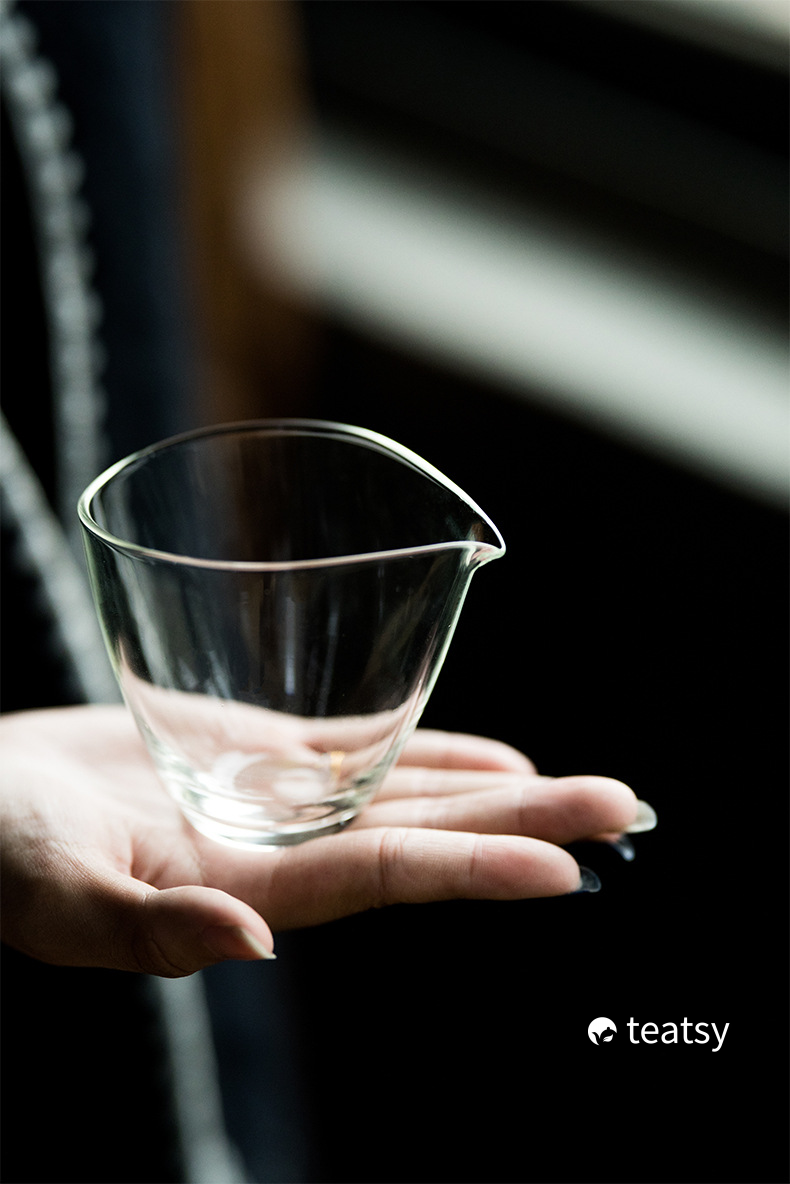 [SALE]“Water Drop” - Heat-Resistant Glass Pitcher/Gong Dao Bei-TeaTsy Official Website