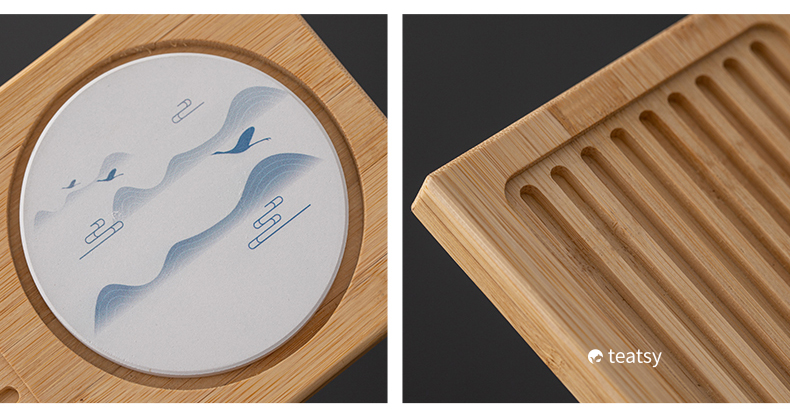 [SALE]"Untitled" Handmade Japanese Style White/Black Porcelain Gift Teaset-TeaTsy Official Website