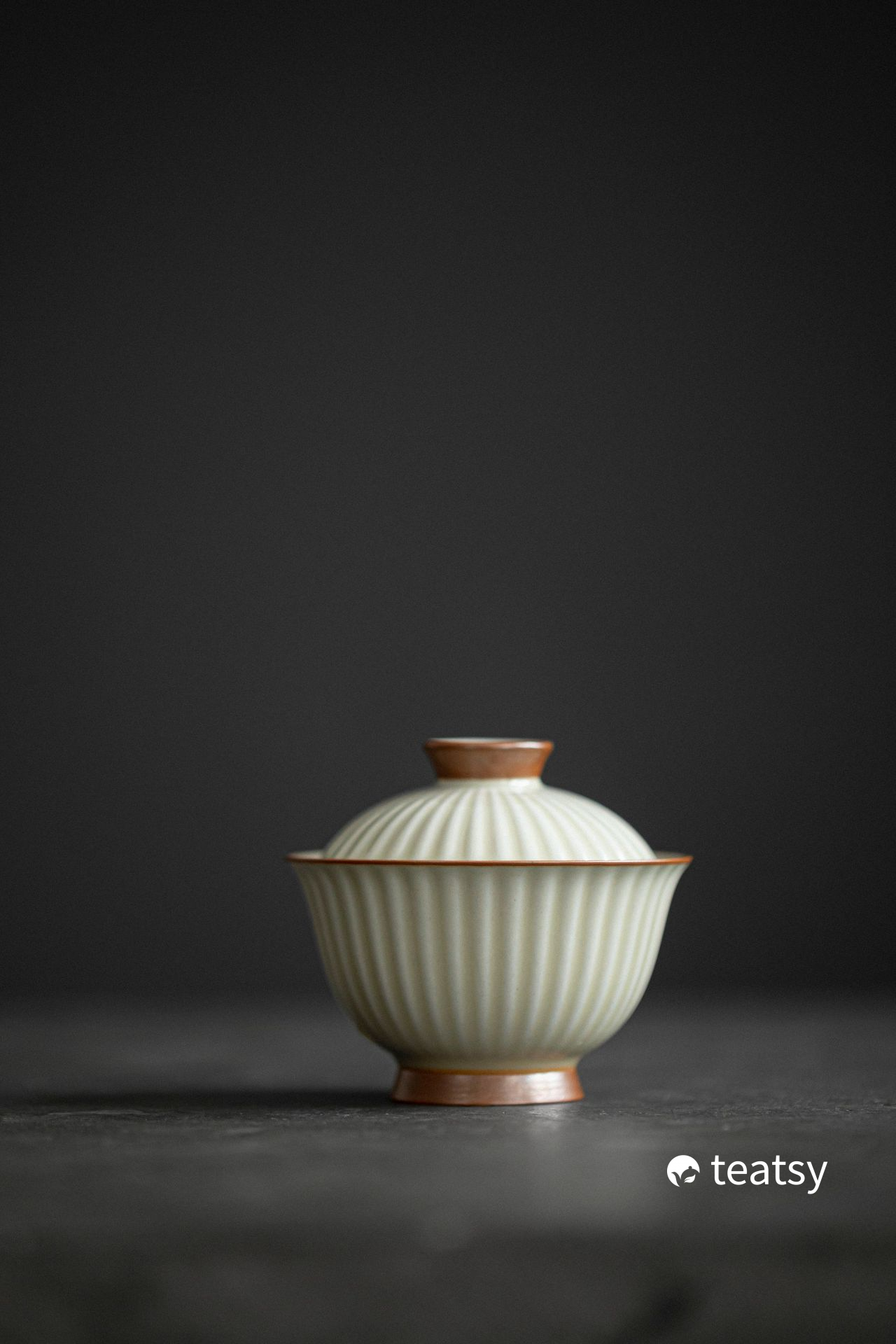 [SALE]“Chrysanthemum” - Handmade Mihe Glaze Gaiwan (100ml)-TeaTsy Official Website