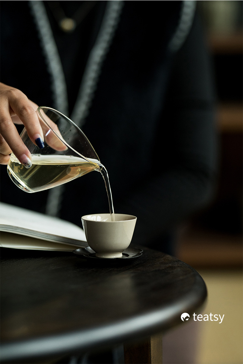 [SALE]“Water Drop” - Heat-Resistant Glass Pitcher/Gong Dao Bei-TeaTsy Official Website