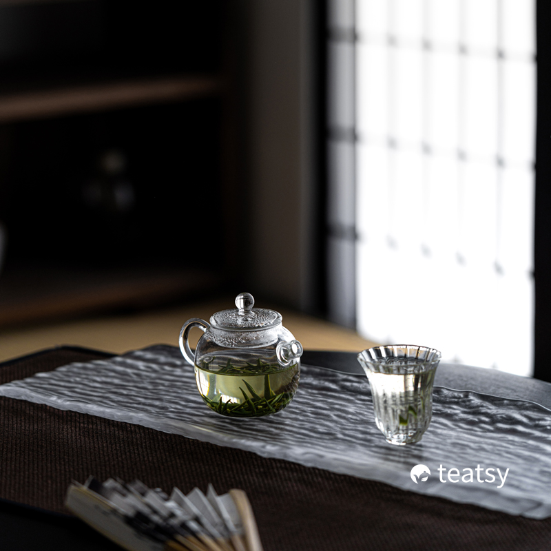 [SALE]"Serendipity" - High-grade Borosilicate Heat-Resistant Glass Mini Teapot (120ml)-TeaTsy Official Website