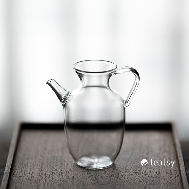"Song" - Antique Style High-borosilicate Glass Teapot(320ml)/Tea Cup(45ml)-TeaTsy Official Website