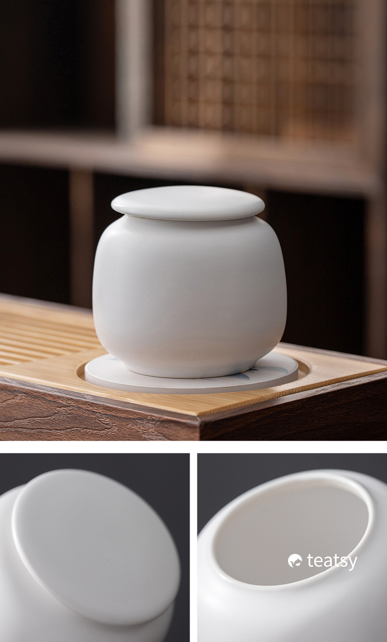 [SALE]"Untitled" Handmade Japanese Style White/Black Porcelain Gift Teaset-TeaTsy Official Website