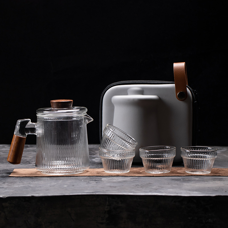 “Snowy Sunshine” - Japanese Style Portable Tea Set For Travel/Outdoor-TeaTsy Official Website