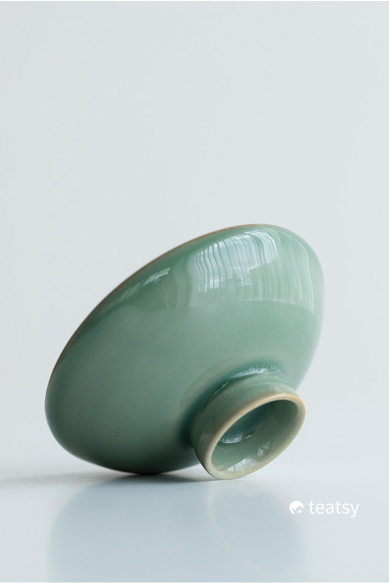 [Buy 1 Get 1 Free]Handmade Yue Kiln Easy Brew Gaiwan with Protective Case-TeaTsy Official Website