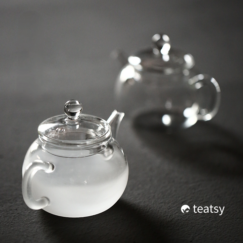 "Mist" - High-borosilicate Heat Resistant Glass Xishi Style Teapot-TeaTsy - For A Good Cup of Tea