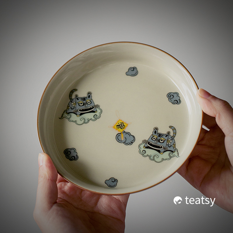 [SALE]“Flying Tiger” Ceramic Tea Tray-TeaTsy Official Website