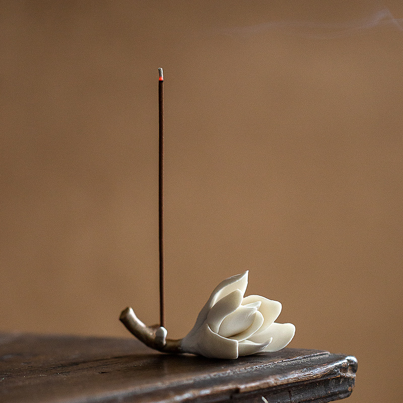 [Winter SALE]“Magnolia” - Ceramic Incense Holder/Stand-TeaTsy Official Website
